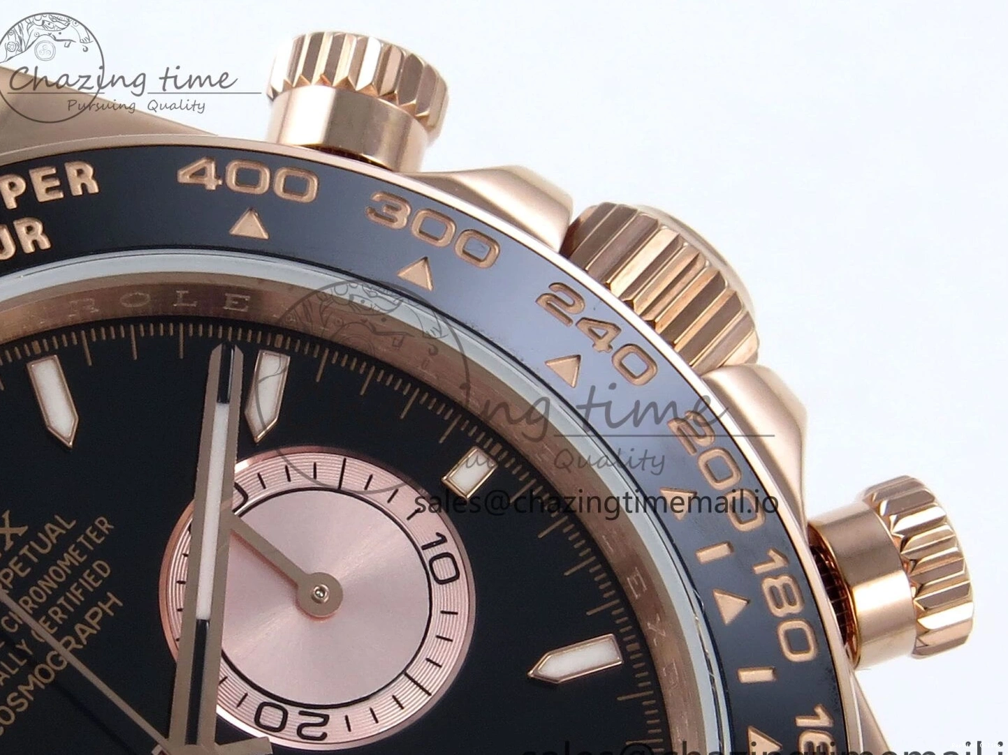 0206 Bold Daytona 126515 QF 1:1 Best Edition Black RG Dial on Oysterflex Strap SH4131 V 702